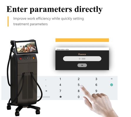 Ergonomic Diode Laser Hair Removal Device Providing Consistent Energy Output and Uniform Spot Size for Effective Results