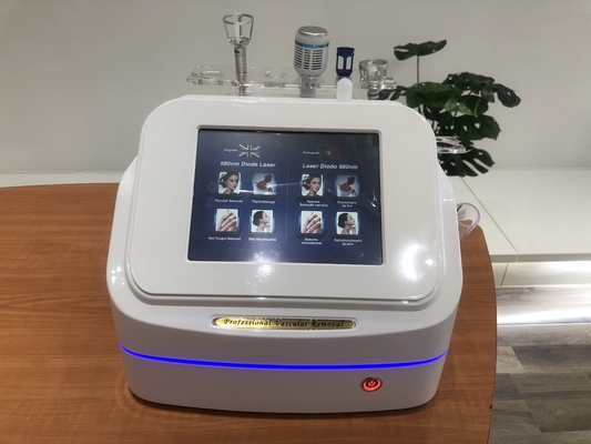 8.4 Inch True Color LCD Touch Screen 980nm Diode Laser Spider Vein Removal Machine for Vascular Lesions Removal Solution