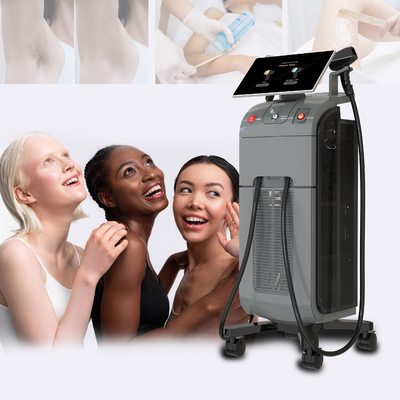 Titanium Ice Diode Laser Epilator Epilation Hair Removal Machine for Sale with 3 Wavelengths 755 808 1064nm All Skin Type