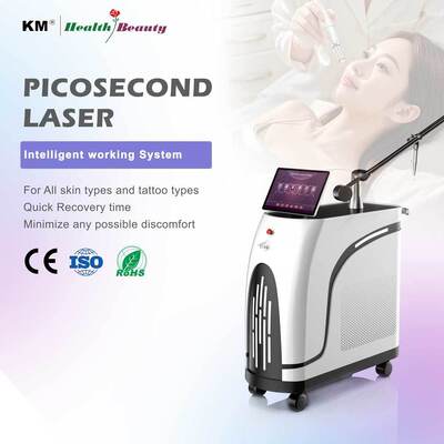 KM High Energy Long Pulse Nd YAG Alexandrite Laser Hair Removal Skin Care 755nm 1064nm Laser Machine for Professional Use