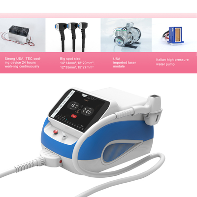 Triple Wave Portable Laser Hair Removal Machine For Salon Clinic English Language Option