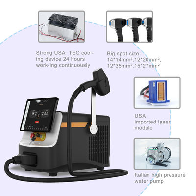 Durable Handheld Diode Laser Device Featuring Compact Design and Enhanced Safety Mechanisms for Professional Applications