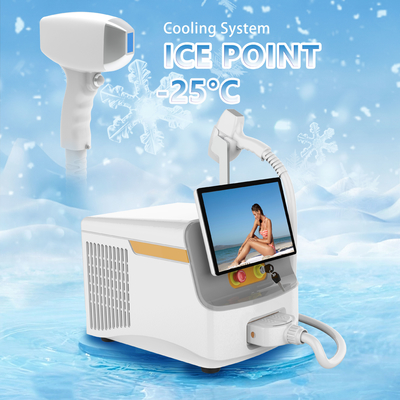 OEM ODM Portable Diode Laser Hair Removal Machine For Home 2 Years Warranty