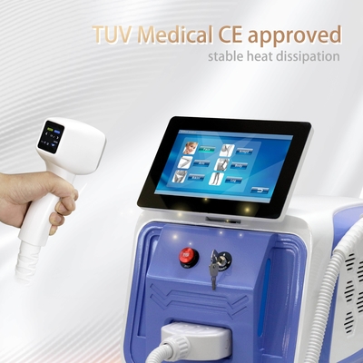 600W - 1600W Portable Diode Laser Machine 3 Waves Diode Ice Laser Machine