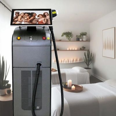 Innovative Diode Laser Hair Removal Device Featuring Real Time Skin Contact Sensors to Enhance Safety and Effectiveness
