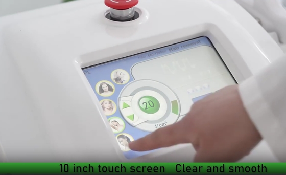 White Shell IPL Laser Hair Removal Machine For Skin Rejuvenation