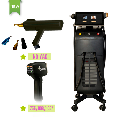 Custom Multifunctional Beauty Machine 808nm Q Switched Nd YAG Laser For Skin Lightening