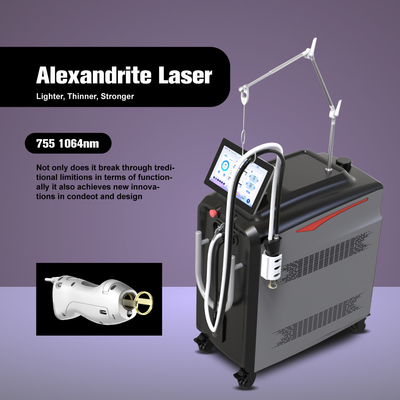 Large spot size candle laser alexandrite hair removal white hair REMOVAL 2000w alexandrite laser device