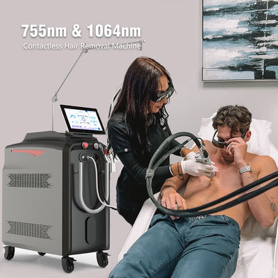Alexandrite Laser Long Pulse Laser Hair Removal 755nm Nd Yag 1064 Nm Alexandrite Laser Machine Beauty Salon