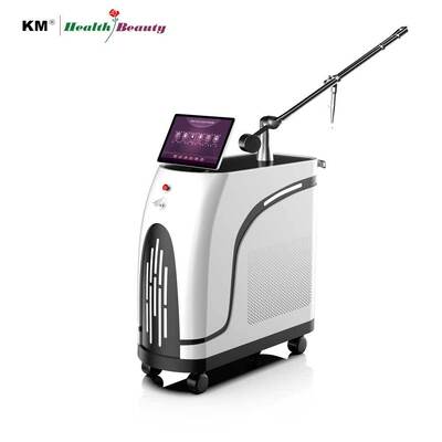 CE Approved Q Switched Picosecond Nd Yag Laser Machine Long Pulse Picolaser 1064 532 755 650 585 Microcurrent Technology Mask

