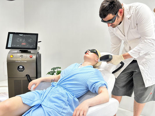 Commercial Laser Hair Removal Machine 3 Wavelength 1064nm Diode Laser Equipment