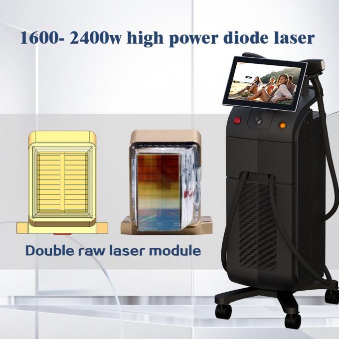 Effective Hair Removal with 755 808 940 1064nm Diode Laser 1600-2400W High Power 8