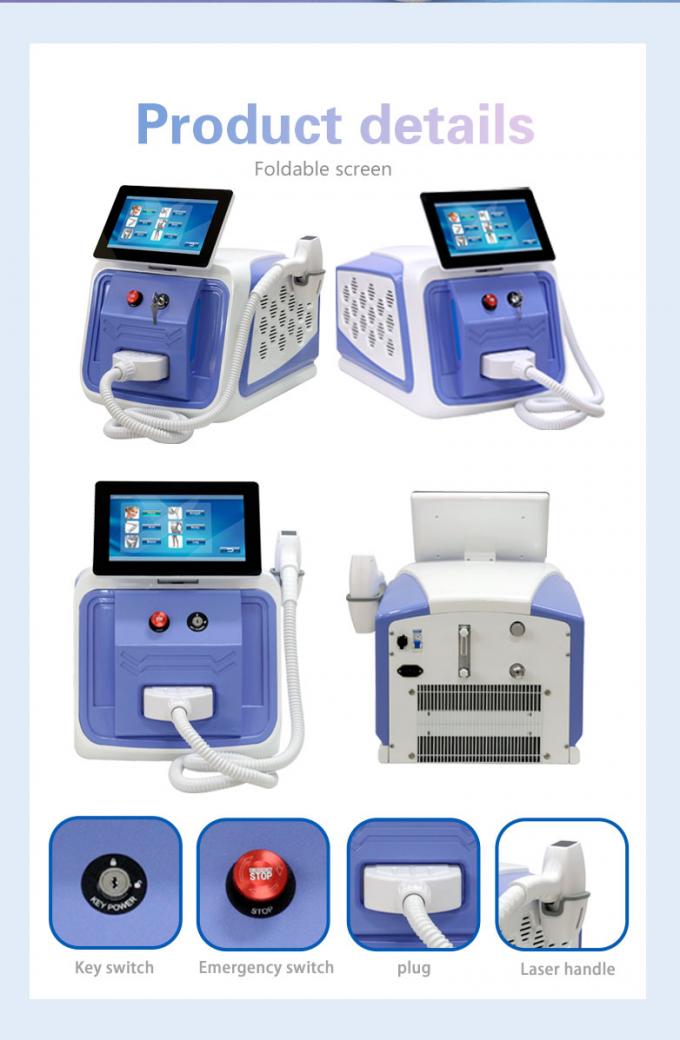 ODM OEM Portable Hair Removal Machine Diode Laser Beauty Machine 4