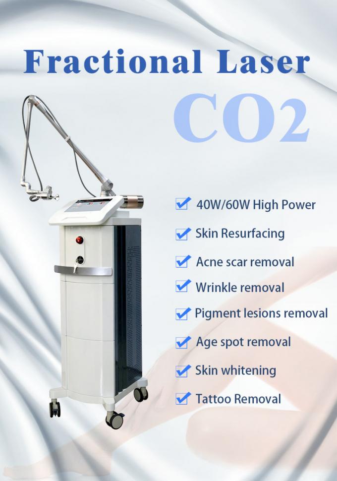 Portable CO2 Laser Fractional Machine 40W For Beauty Salon 2 Years Warranty 4