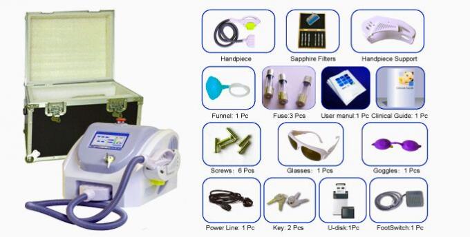 White Shell IPL Laser Hair Removal Machine For Skin Rejuvenation 11